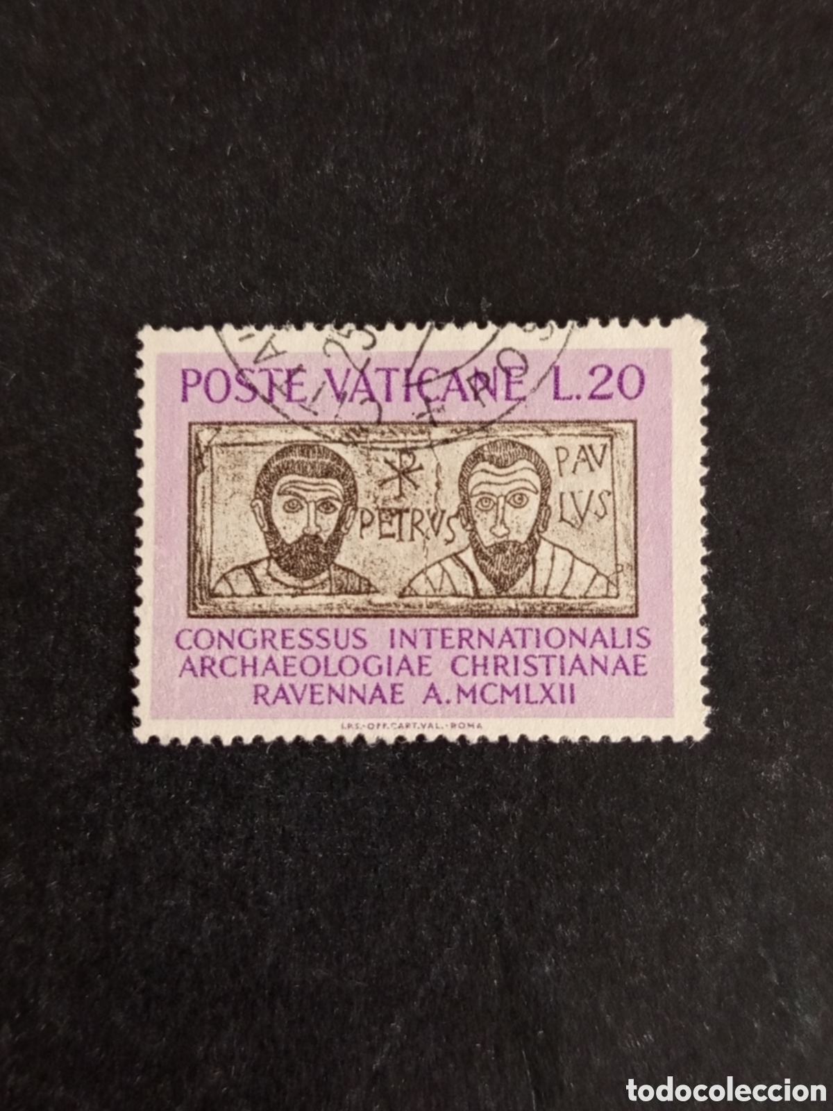 Sellos: Vaticano, 1962. Arqueolog&iacute;a. Usado. Yvert 359. Pedido m&iacute;nimo 3 &euro;. Ver fotos