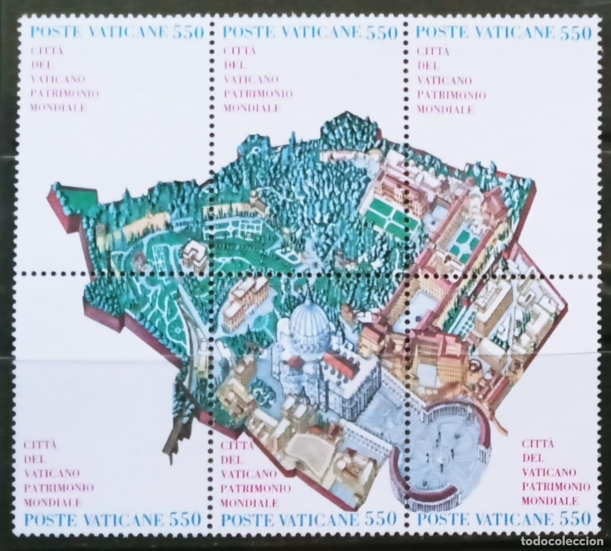 Sellos: VATICANO - IVERT 786/91 NUEVOS ** CIUDAD DEL VATICANO PATRIMONIO MUNDIAL A&Ntilde;O 1986