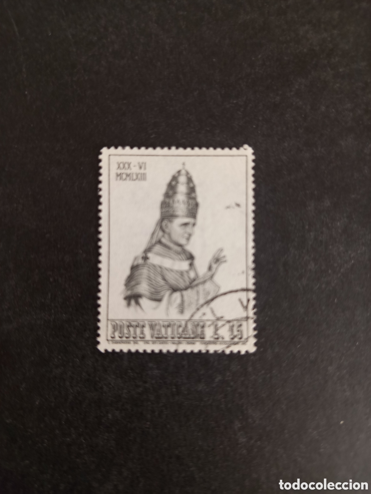 Sellos: Vaticano,1963. S.S. San Pablo VI. Yvert 383. Pedido m&iacute;nimo 3 &euro;. Ver fotos.