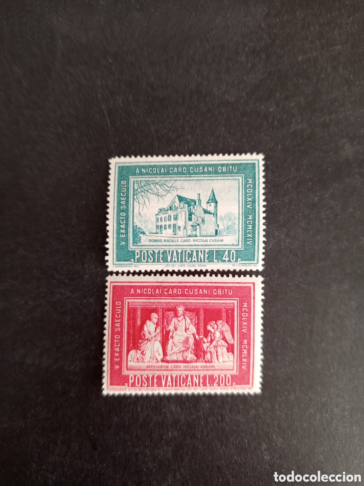 Sellos: Vaticano,1964. Cardenal Cusani. Serie completa. Yvert 413/4. Pedido m&iacute;nimo 3 &euro;. Ver fotos.