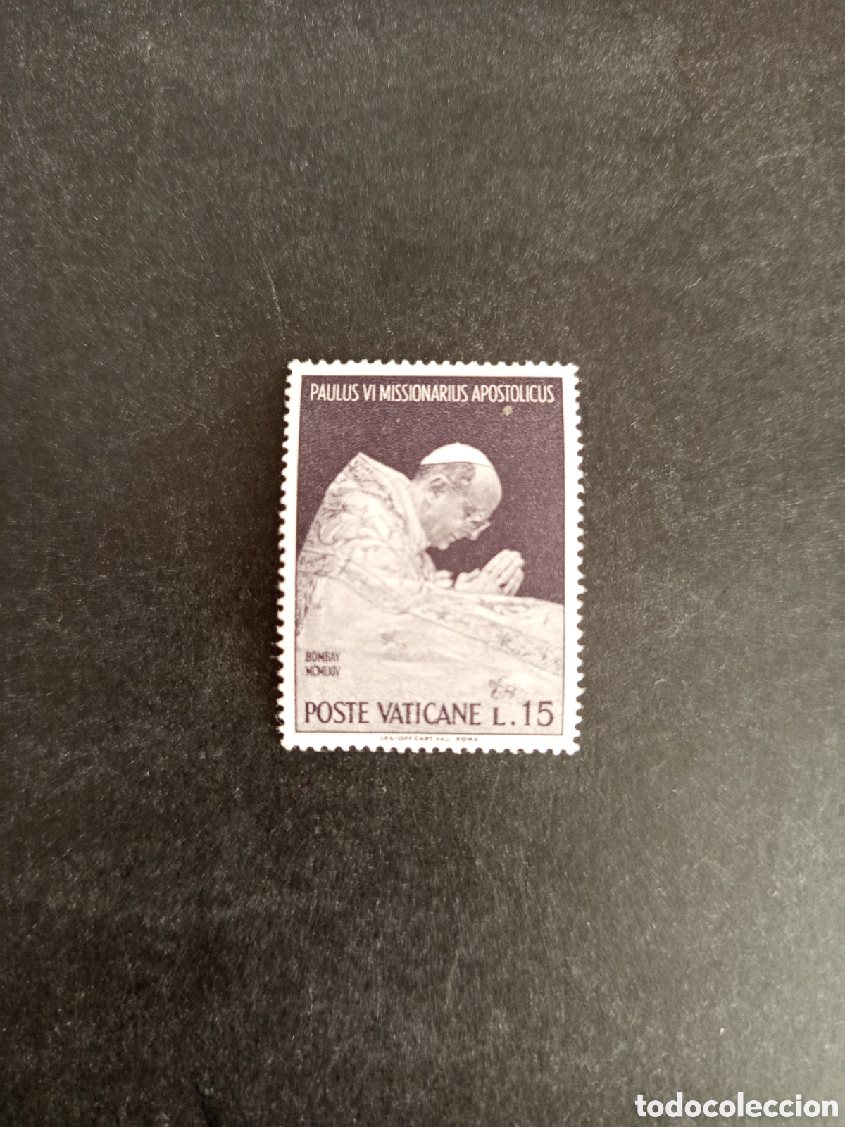 Sellos: Vaticano,1964. S.D. San Pablo VI . Yvert 418. Pedido m&iacute;nimo 3 &euro;. Ver fotos.