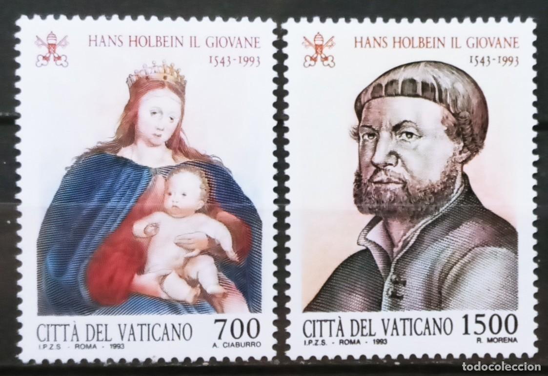 Sellos: VATICANO - IVERT 966+ 968 NUEVOS ** 450 ANIV. MUERTE HANS HOLBEIN A&Ntilde;O 1993