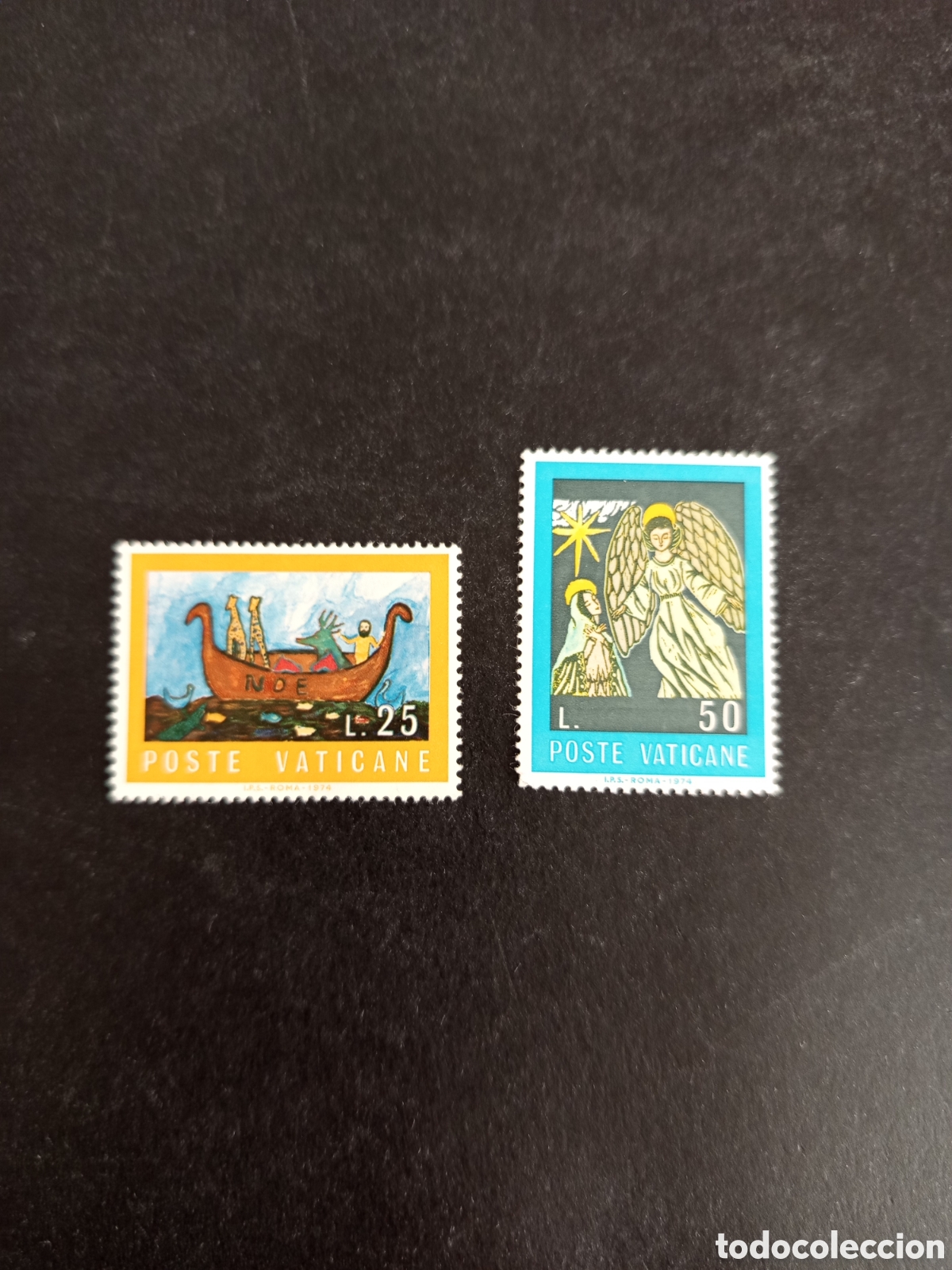 Sellos: Vaticano, 1974. La Biblia por estudiantes. Yvert 572/3. NO Completa en nuevo. Pedido m&iacute;nimo 3 &euro;.