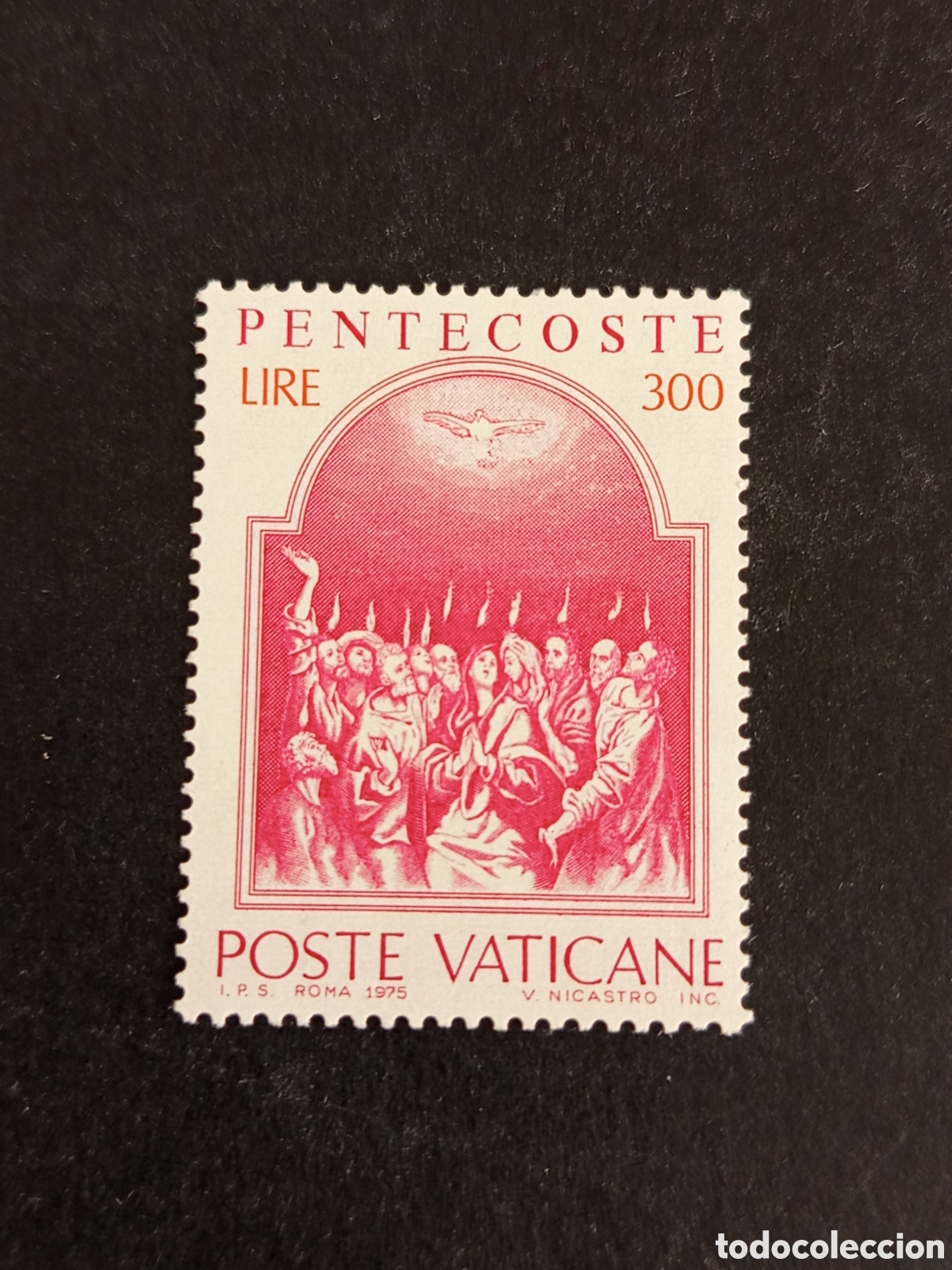 Sellos: Vaticano, 1975. Pentecost&eacute;s. Yvert 593. Completa en nuevo. Pedido m&iacute;nimo 3 &euro;. Ver fotos.