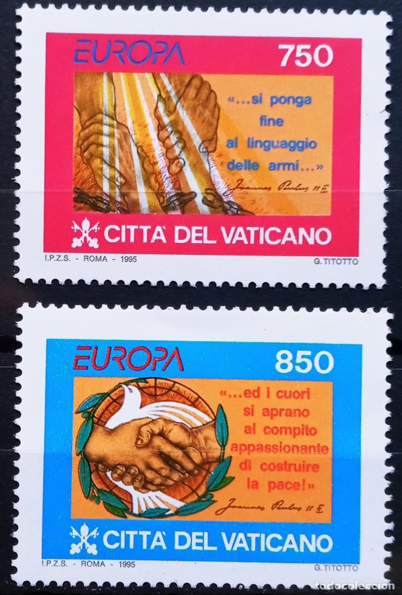Sellos: VATICANO - IVERT 998/99 NUEVOS ** EUROPA CEPT A&Ntilde;O 1995