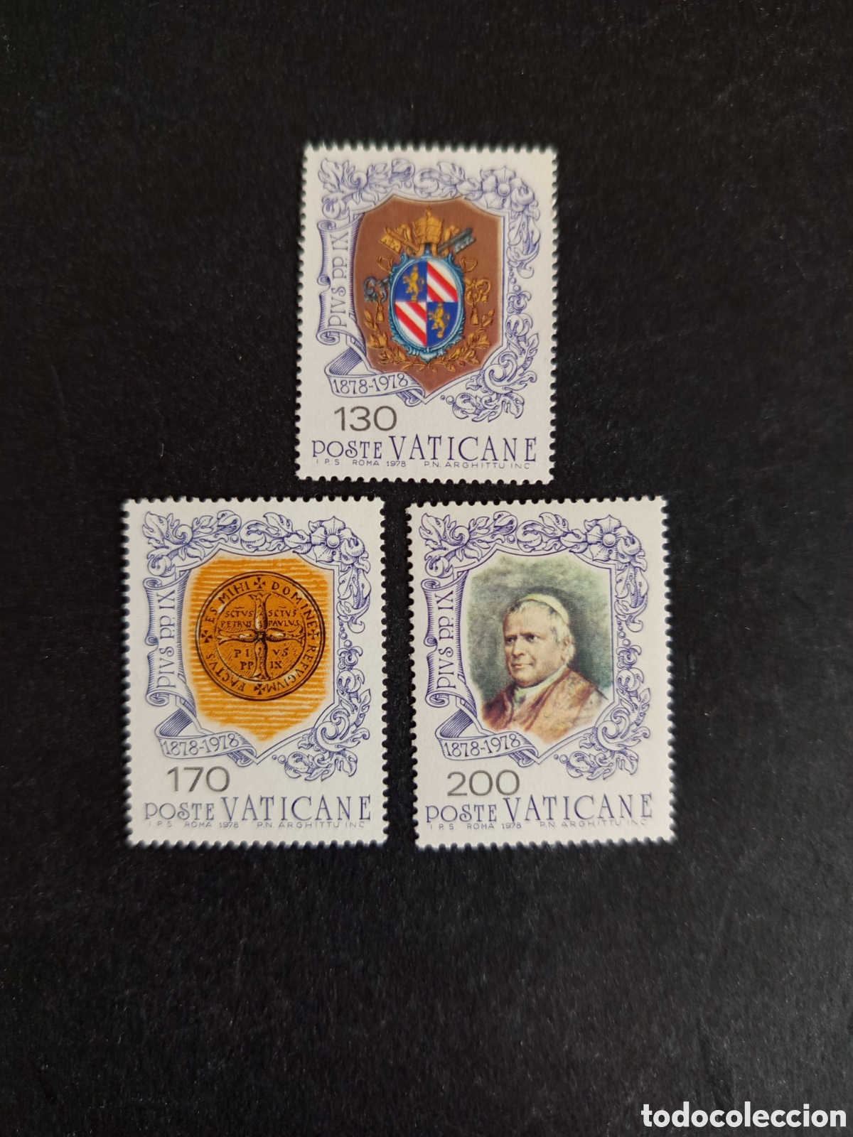 Sellos: Vaticano, 1978. S.S. Pio IX. Yv 653/5. Serie completa en nuevo.Pedido m&iacute;nimo 3 &euro;. Ver fotos.