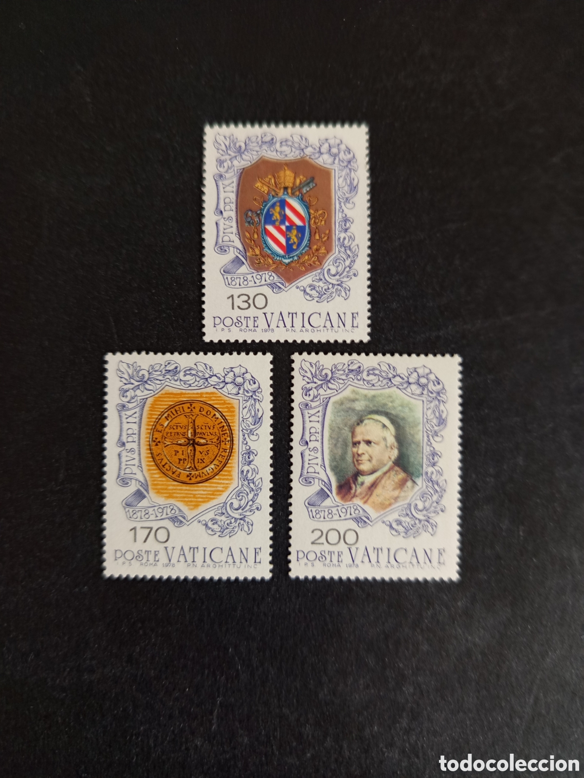 Sellos: Vaticano, 1978. S.S. Pio IX. Yv 653/5. Serie completa en nuevo.Pedido m&iacute;nimo 3 &euro;. Ver fotos.