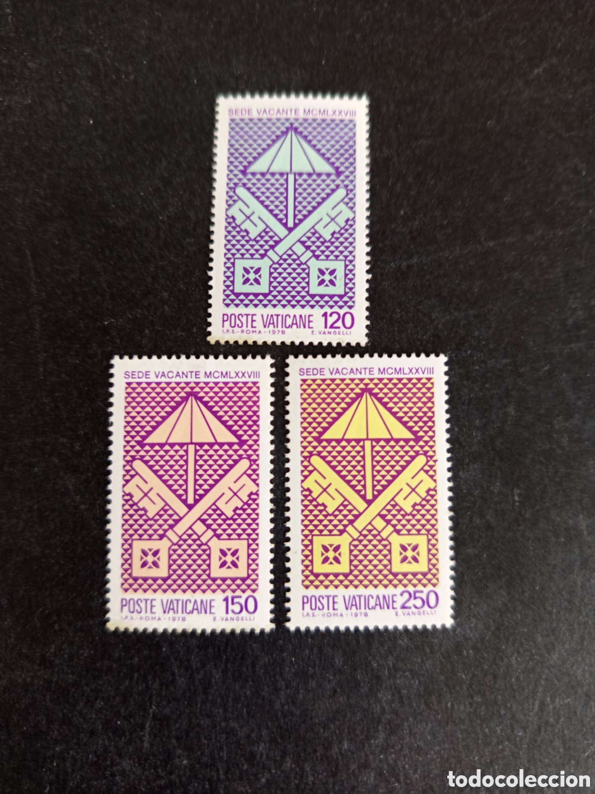 Sellos: Vaticano, 1978. Sede Vacante. Yv 656/8. Serie completa en nuevo.Pedido m&iacute;nimo 3 &euro;. Ver fotos.