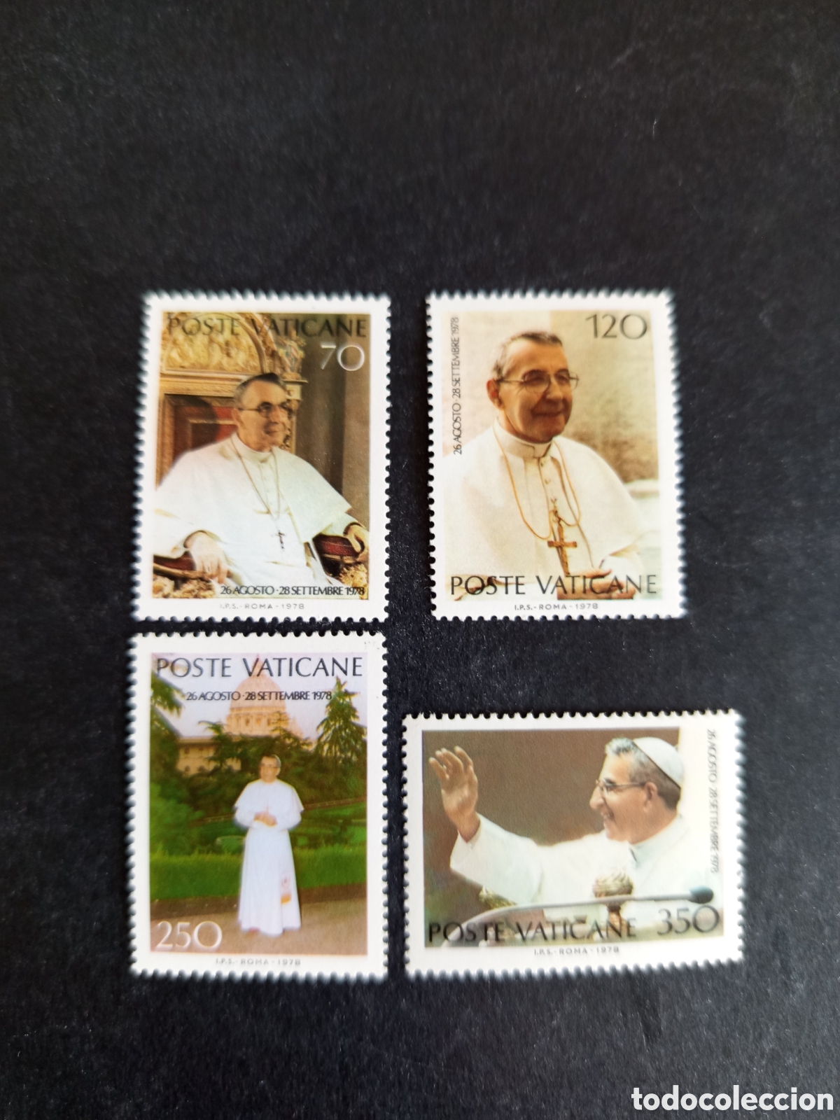 Sellos: Vaticano, 1978. S.S. Juan Pablo I. Yv 662/5. Serie completa en nuevo.Pedido m&iacute;nimo 3 &euro;. Ver fotos.
