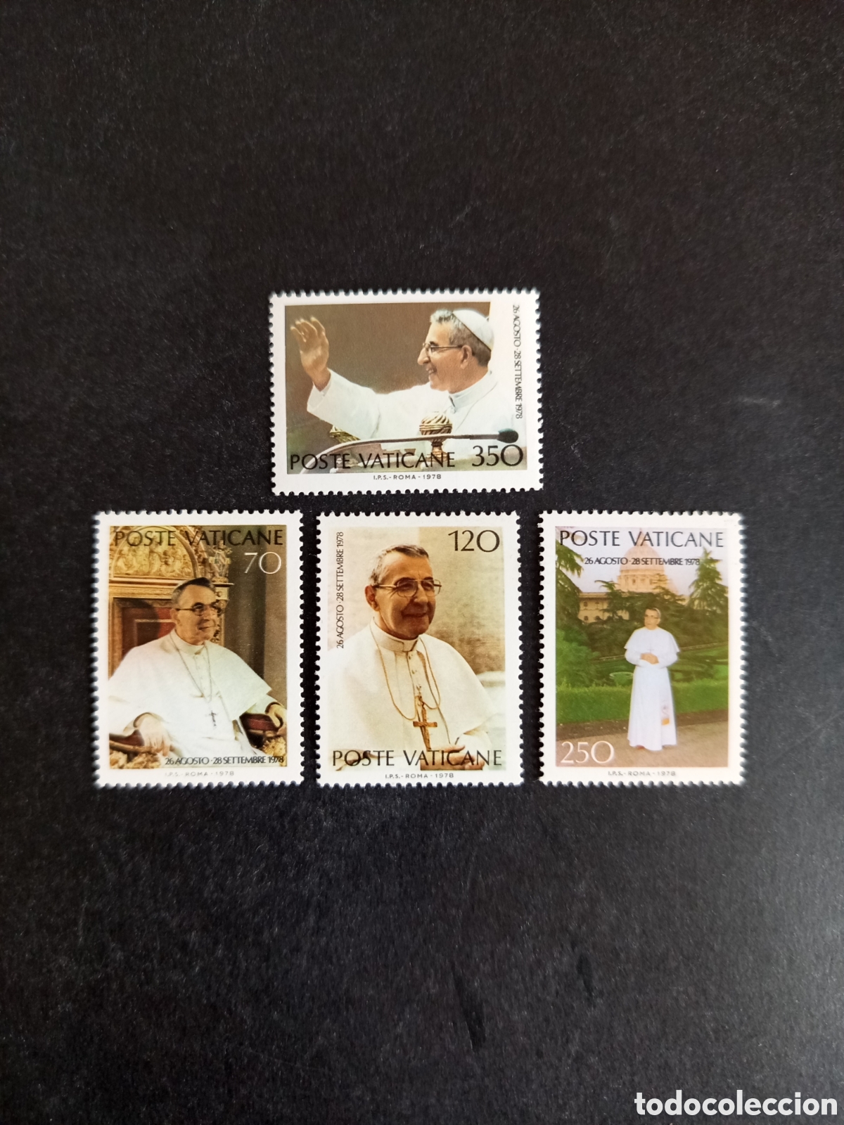 Sellos: Vaticano, 1978. S.S. Juan Pablo I. Yv 662/5. Serie completa en nuevo.Pedido m&iacute;nimo 3 &euro;. Ver fotos.