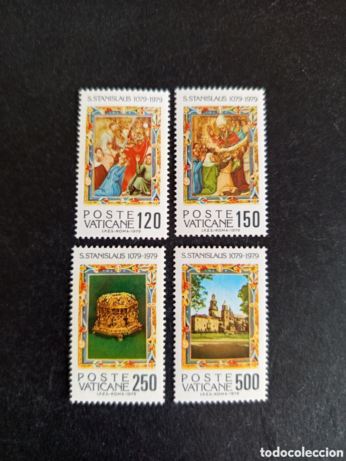 Sellos: Vaticano, 1979. Martirio San Estanislao. Yv 669/72. Serie completa en nuevo.Pedido m&iacute;nimo 3 &euro;.