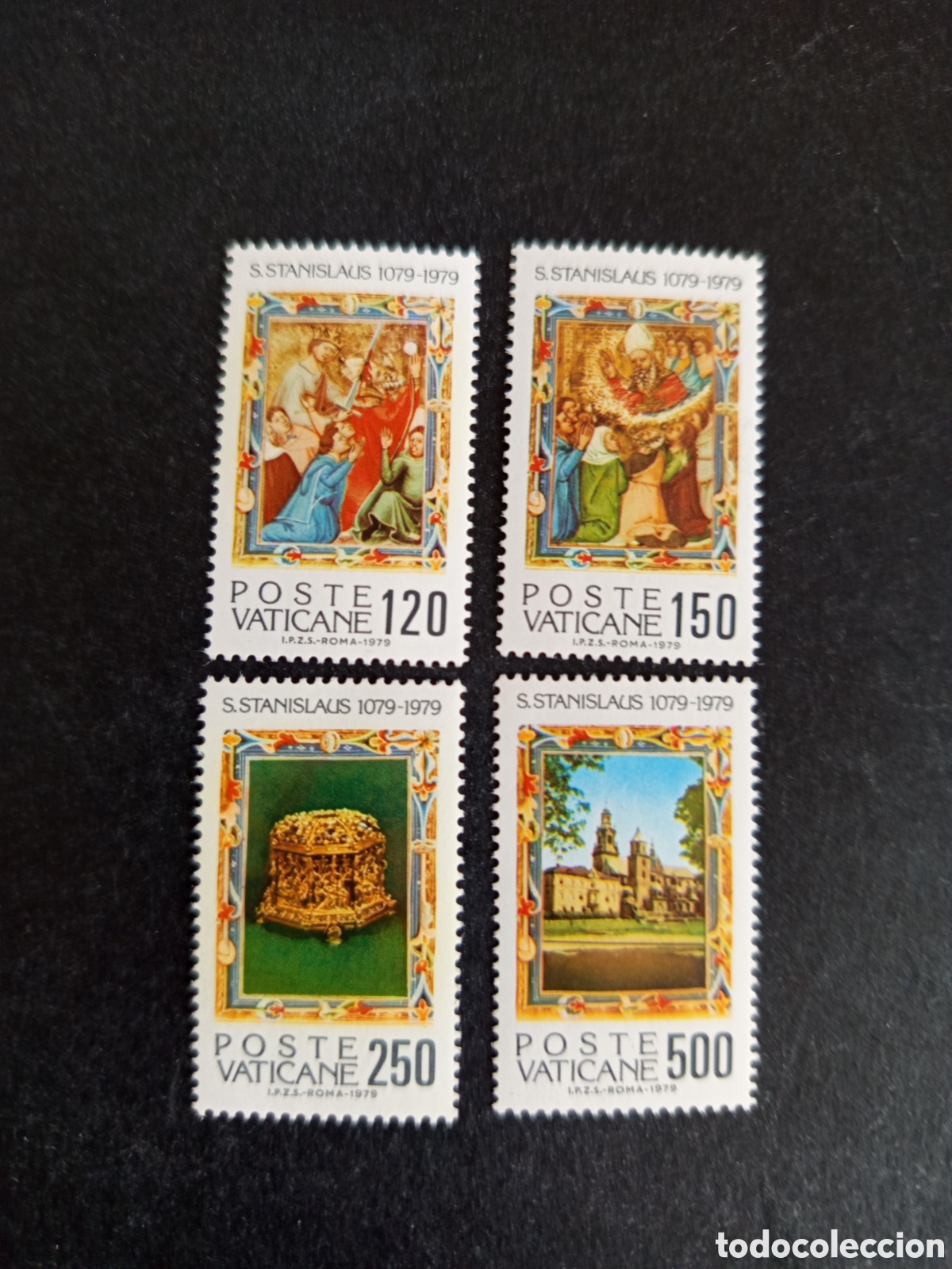 Sellos: Vaticano, 1979. Martirio San Estanislao. Yv 669/72. Serie completa en nuevo.Pedido m&iacute;nimo 3 &euro;.