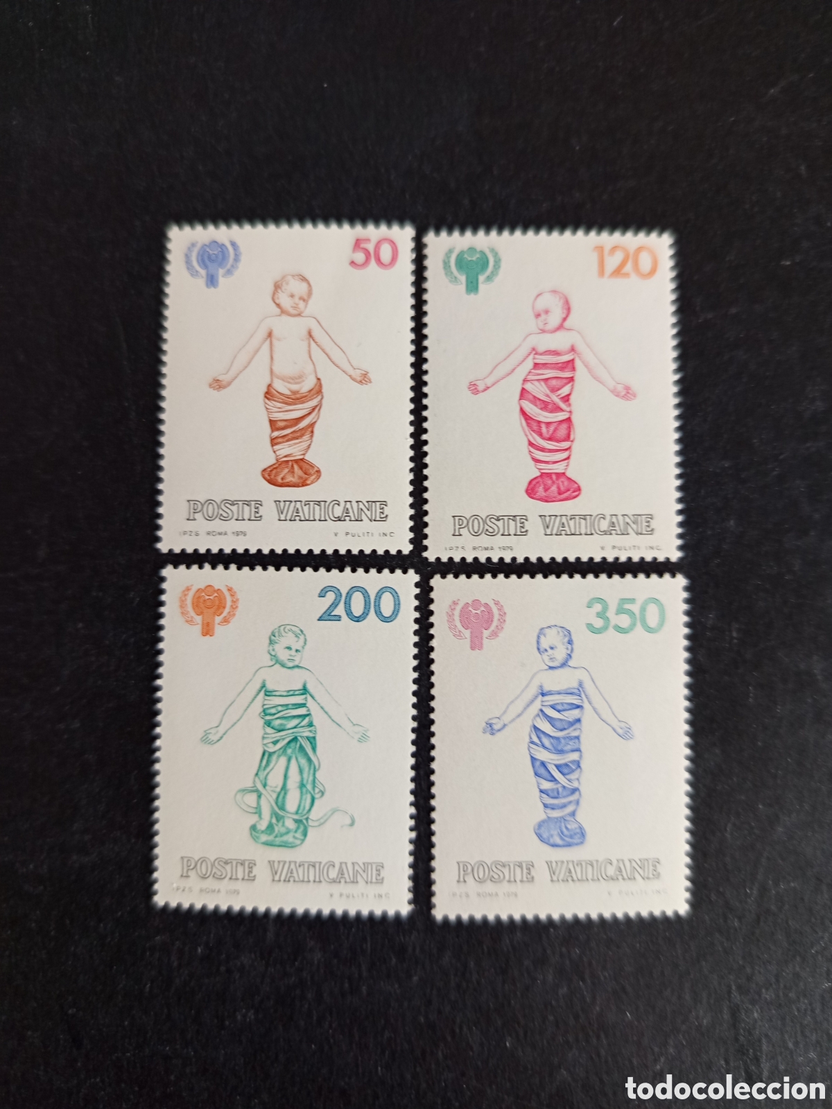 Sellos: Vaticano, 1979. A&ntilde;o Internacional del Ni&ntilde;o. Yv 685/8. Serie completa en nuevo.Pedido m&iacute;nimo 3 &euro;.