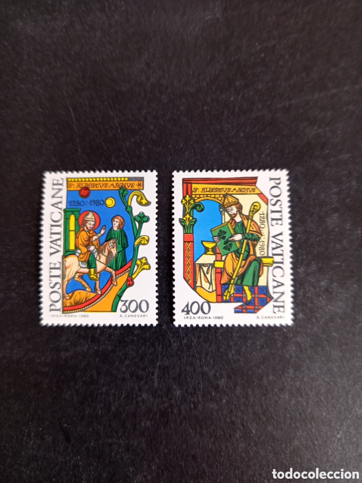 Sellos: Vaticano, 1980. San Alberto El Grande. Yv 698/9. Serie completa en nuevo.Pedido m&iacute;nimo 3 &euro;. Ver foto