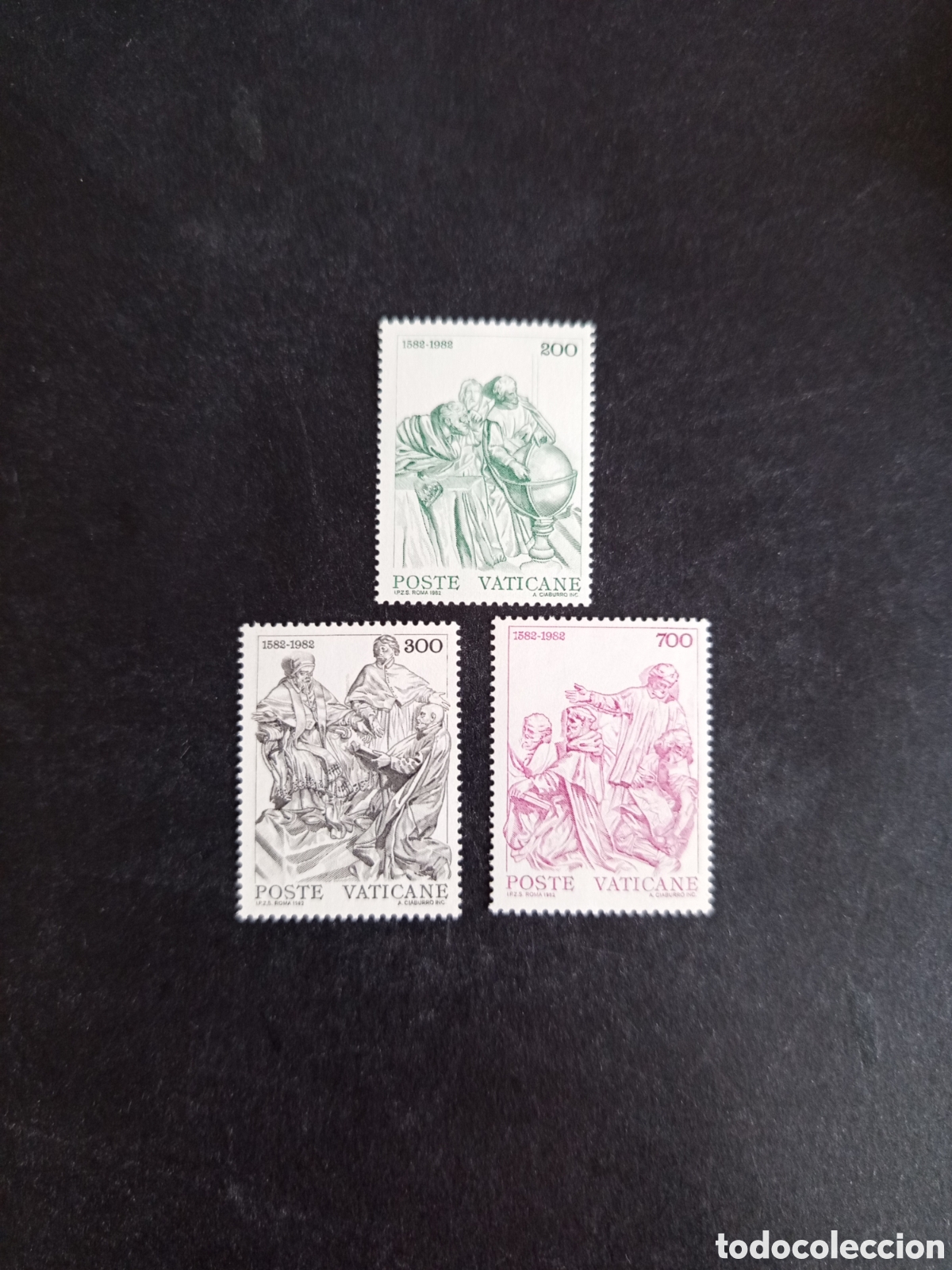 Sellos: Vaticano,1982. Reforma Calendario Gregoriano. Yv 734/6. Completa en nuevo. Pedido m&iacute;nimo 3 &euro;.