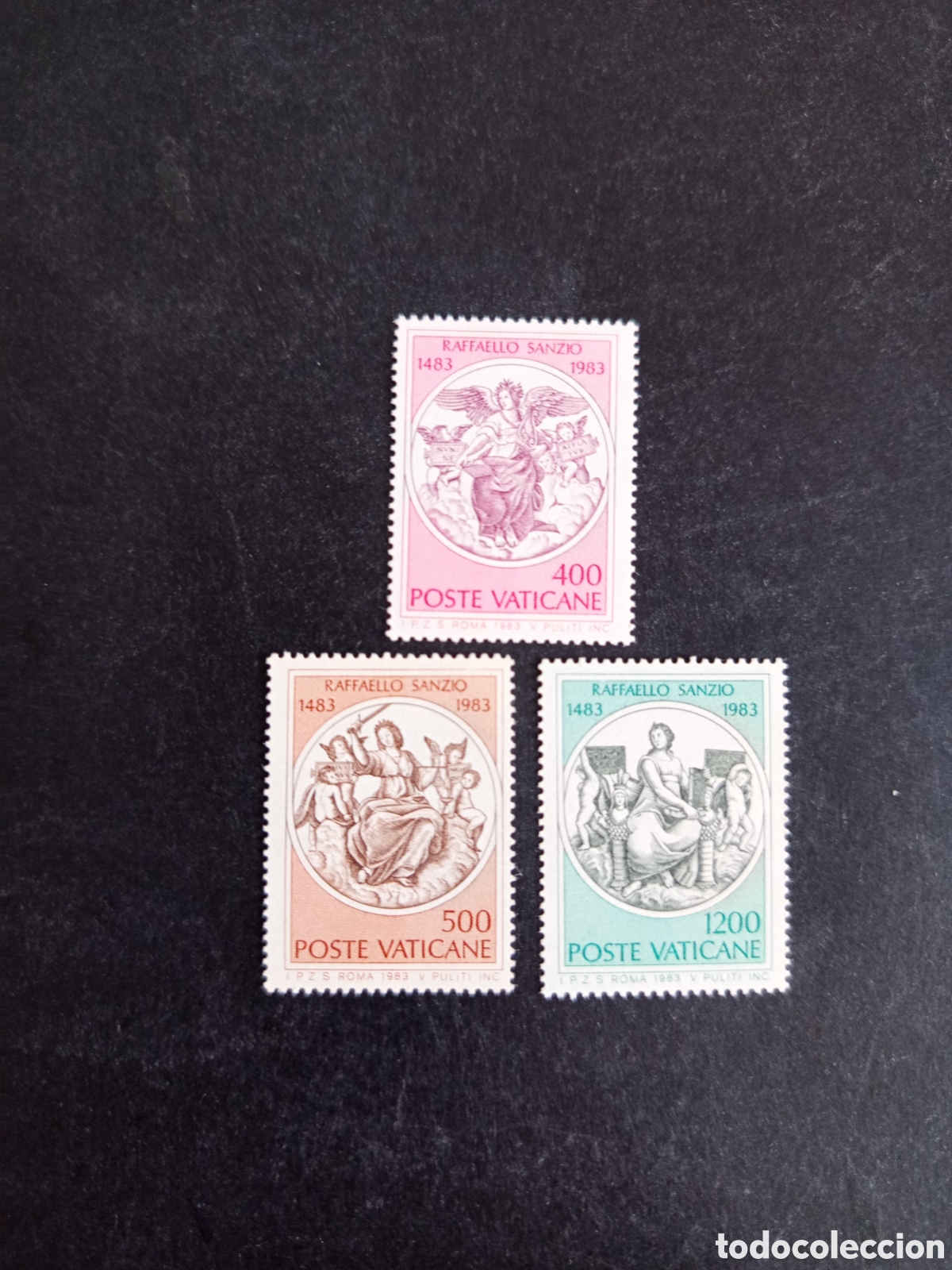 Sellos: Vaticano,1983. Rafael Sanzio. Yv 745/6. NO Completa en nuevo. Pedido m&iacute;nimo 3 &euro;. Ver fotos.