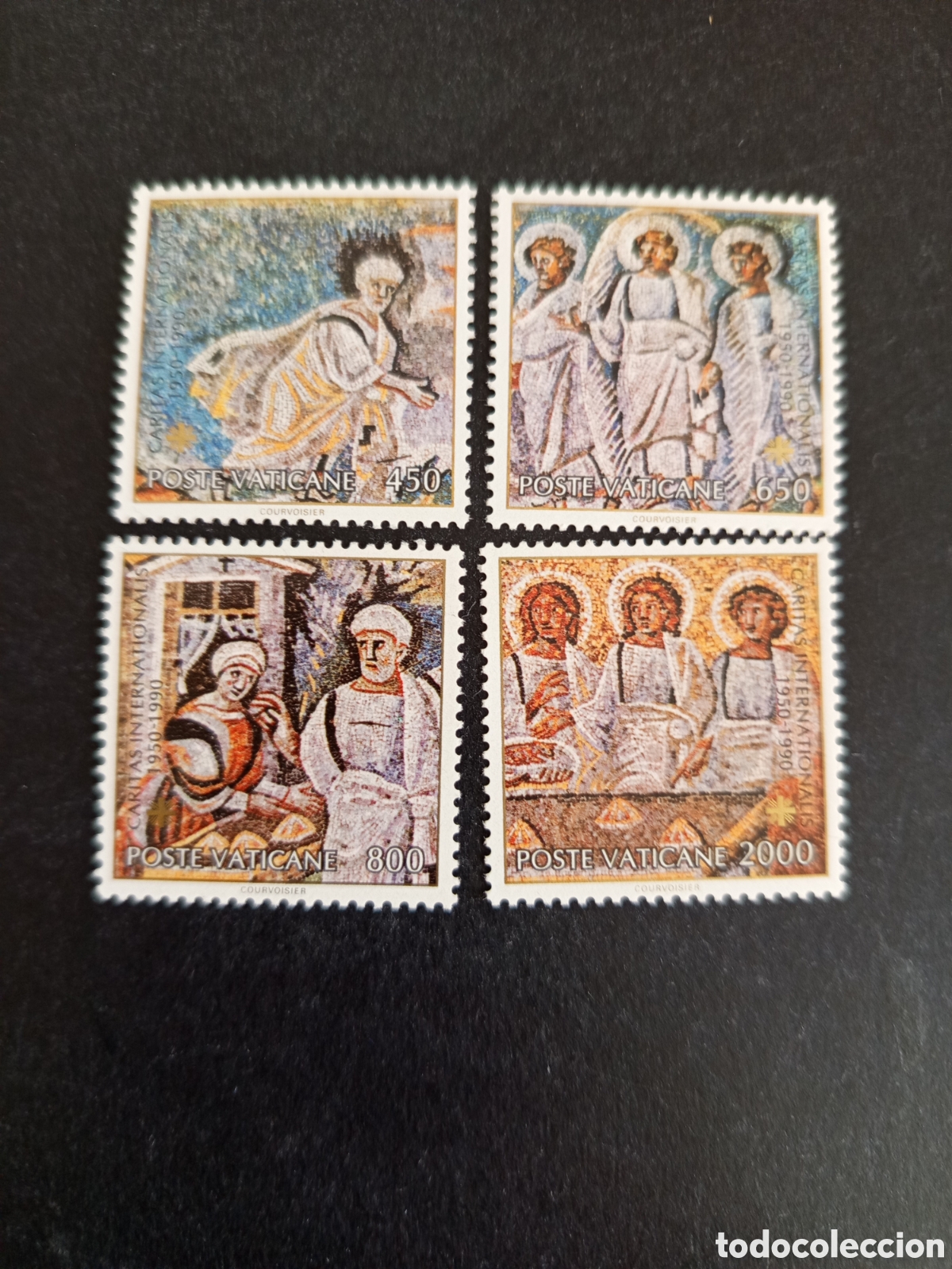 Sellos: Vaticano,1990. C&aacute;ritas Internacional. Yv. 878/81. Completa en nuevo. Pedido m&iacute;nimo 3 &euro;. Ver fotos.