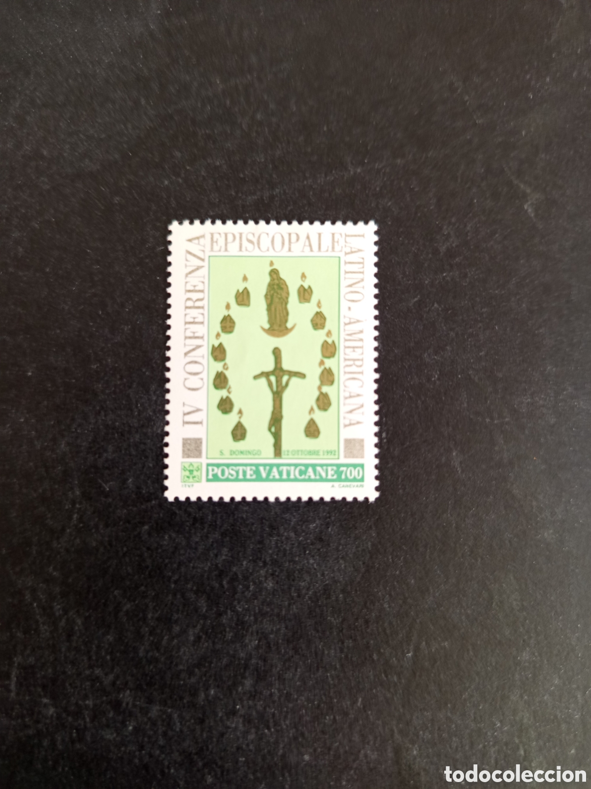 Sellos: Vaticano,1992. Episcopado Latino-Americano. Yv. 936. Completa en nuevo. Pedido m&iacute;nimo 3 &euro;. Ver foto