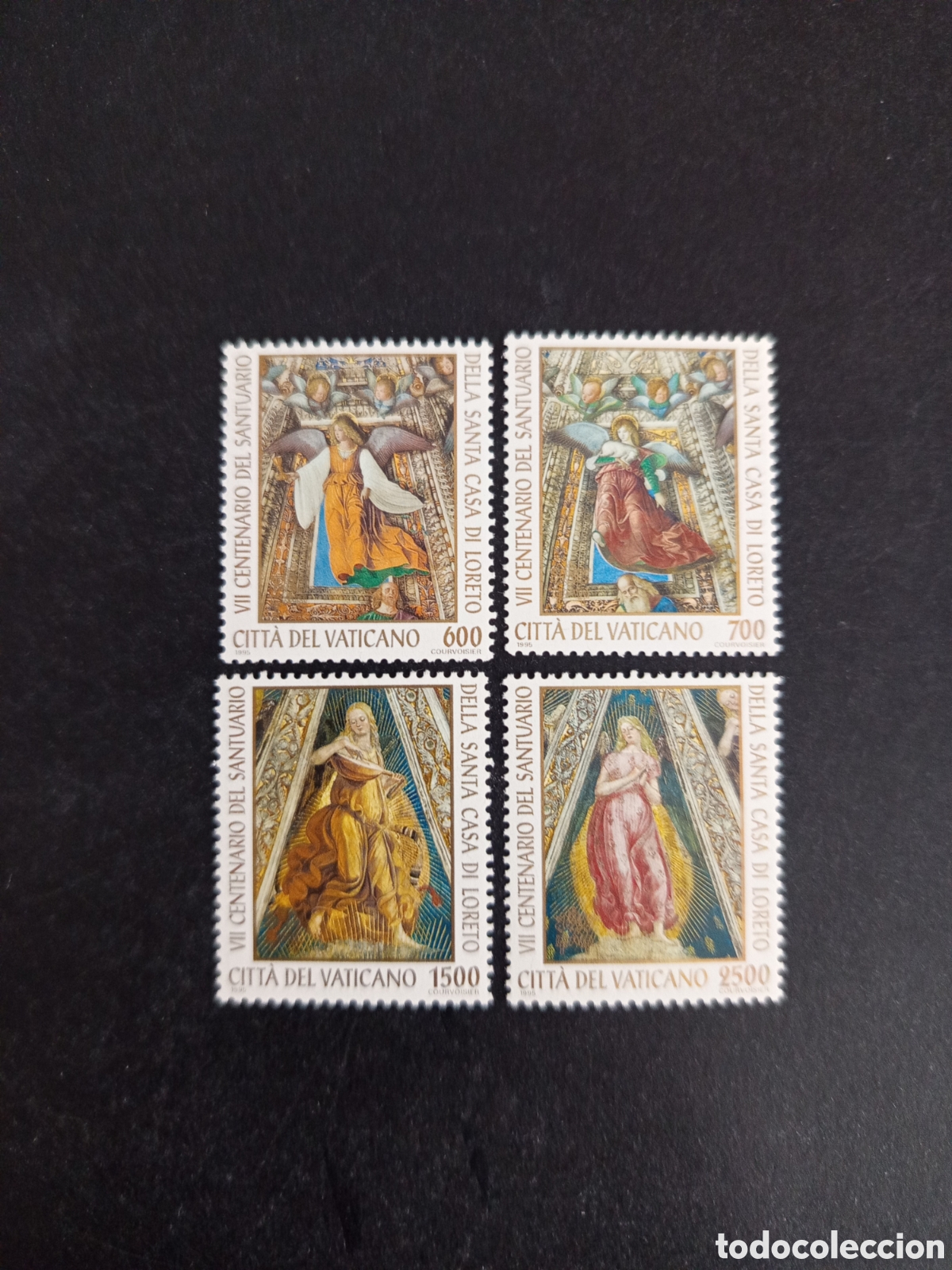 Sellos: Vaticano,1995. Santuario de Loreto. Yv. 1000/3. Completa en nuevo. Pedido m&iacute;nimo 3 &euro;. Ver fotos.
