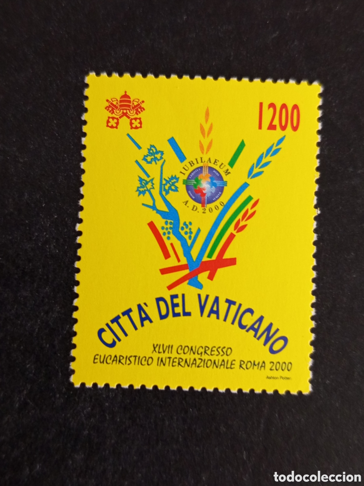 Sellos: Vaticano, 2000. Congreso Eucar&iacute;stico. Yv. 1197. Completa en nuevo. Pedido m&iacute;nimo 3 &euro;. Ver fotos.