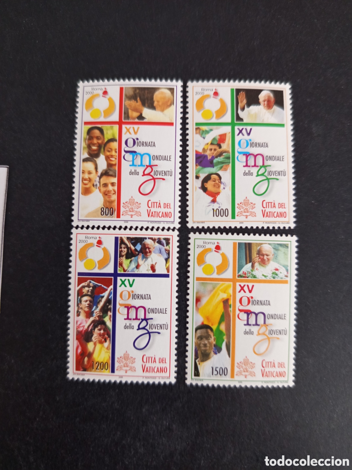 Sellos: Vaticano, 2000. Jornada Mundial de la Juventud. Yv. 1198/1201. Completa en nuevo. Pedido m&iacute;nimo 3 &euro;.