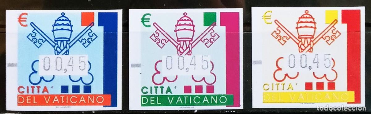 Sellos: VATICANO - IVERT ATMS 15/17 NUEVOS ** A&Ntilde;O 2004