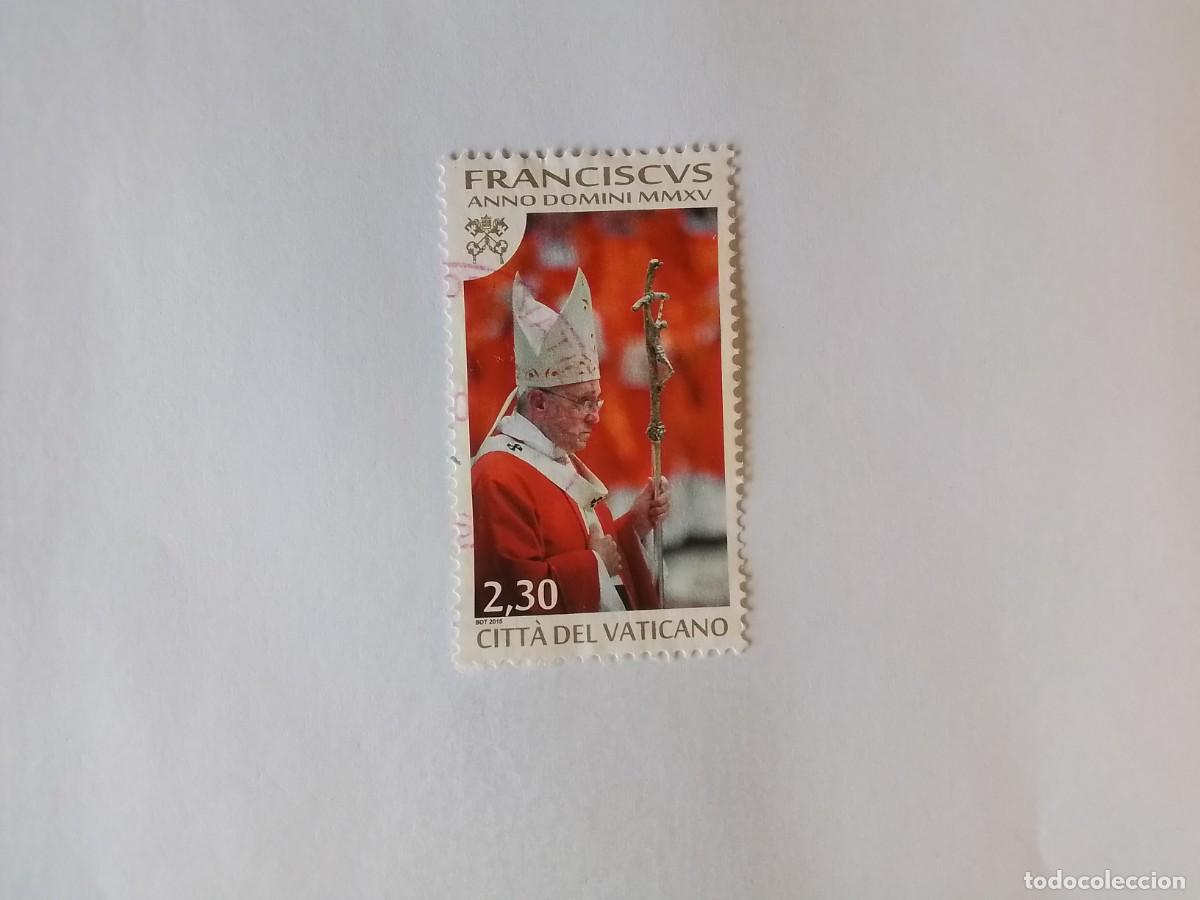Sellos: A&Ntilde;O 2015 VATICANO SELLO USADO