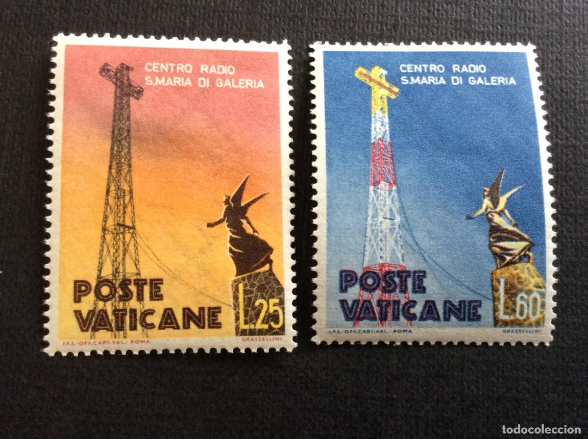 Sellos: VATICANO N&ordm; YVERT280/1*** A&Ntilde;O 1959. INAUGURACION CENTRO DE EMISION DE RADIO VATICANO
