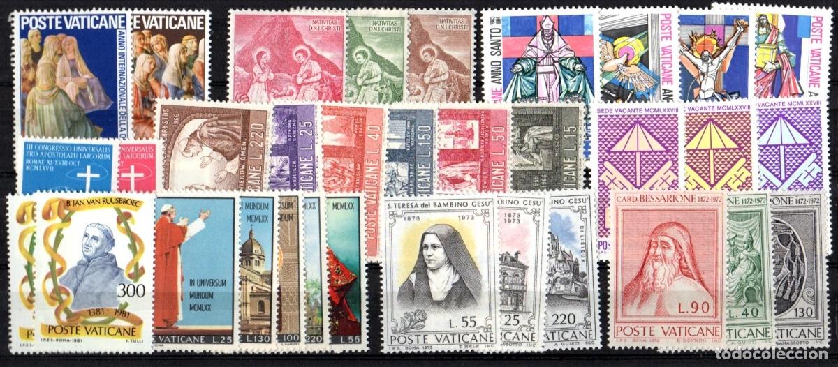 Sellos: LIQUIDACION TOTAL DE SERIES DE SELLOS DEL VATICANO