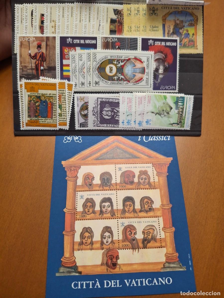 Briefmarken: HB1519 Sellos VATICANO a&ntilde;o 1997** completo en NUEVO sin 1088