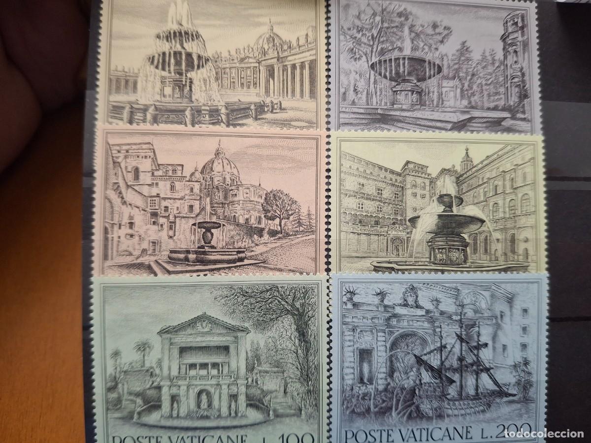 Stamps: HB1695 GRANDES SERIES MUNDIALES sellos en NUEVO** VATICANO 1975 Michel 657/662