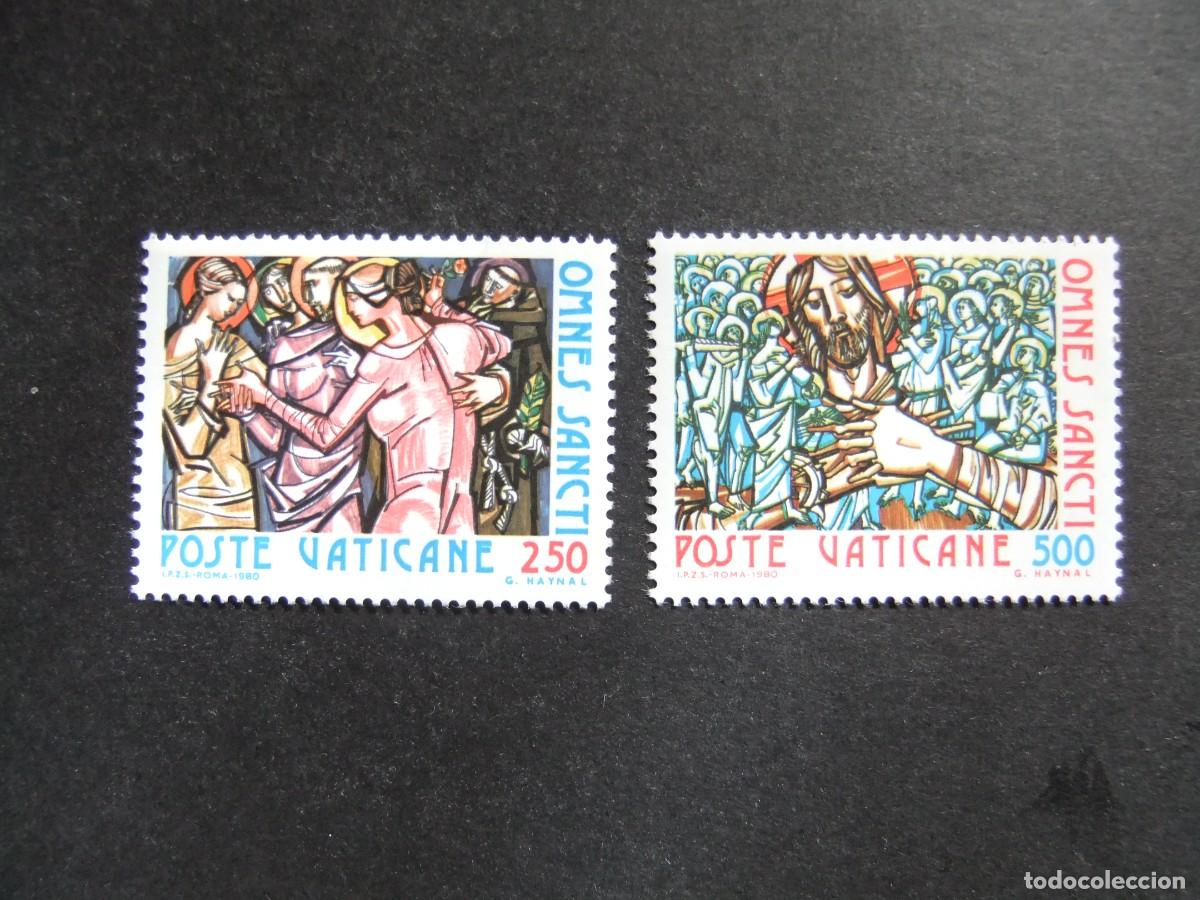 Sellos: L 146 VATICANO 1980 / TODOS LOS SANTOS / YVERT 700 / 701 MNH