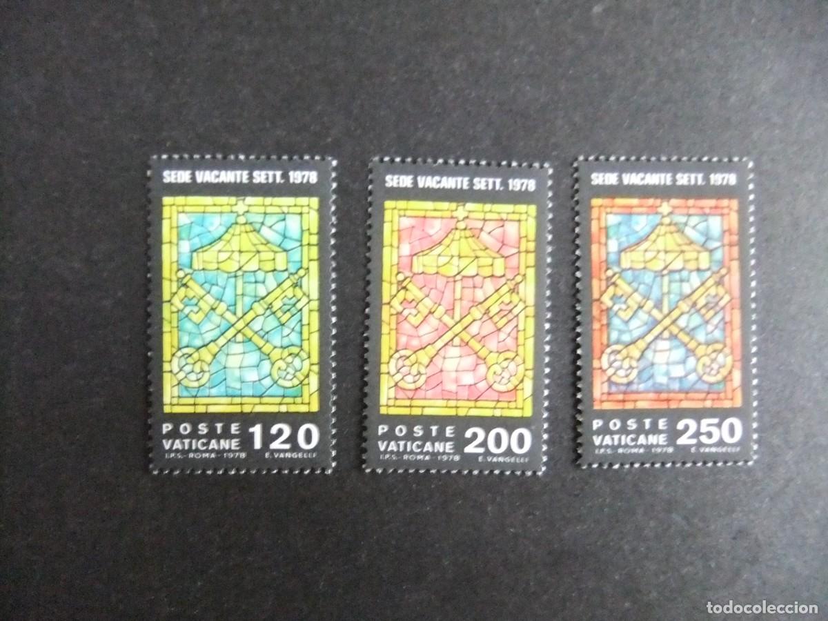 Francobolli: L 146 VATICANO 1978 / SIEGE VACANT ASIENTO VACANTE / YVERT 659 / 661 MNH