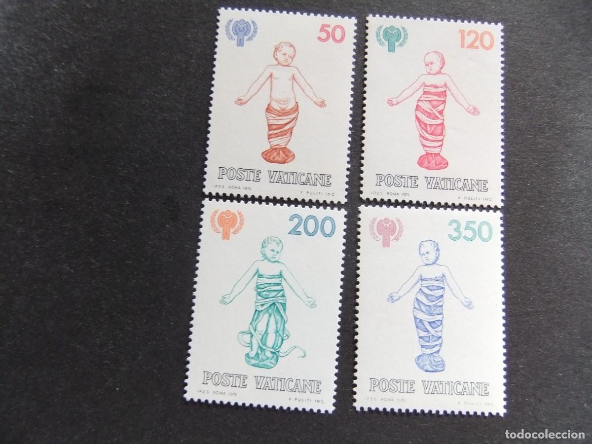 Sellos: L 146 VATICANO 1979 / A&Ntilde;O INTERNACIONAL de la INFANCIA / YVERT 685 / 688 MNH