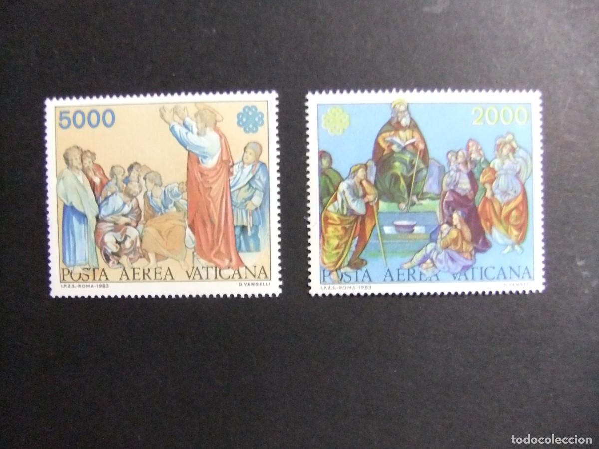 Sellos: L 148 VATICANO 1983 / COMMUNICATIONS / YVERT PA 73 / 74 MNH