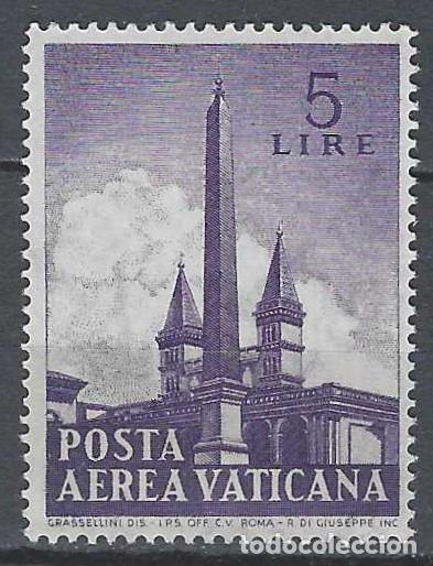 Sellos: CIUDAD DEL VATICANO 1959 - OBELISCOS, SAN JUAN DE LATRAN, A&Eacute;REO - MNH**