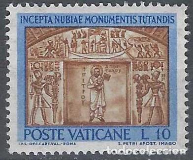 Sellos: CIUDAD DEL VATICANO 1964 - PROTECCI&Oacute;N DE LOS MONUMENTOS DE NUBIA - MNH**