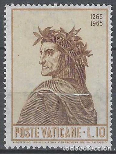 Sellos: CIUDAD DEL VATICANO 1965 - 7&ordm; CENTENARIO DEL NACIMIENTO DE DANTE - MNH**