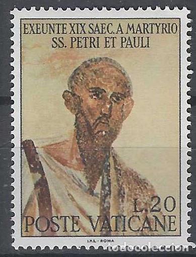 Sellos: CIUDAD DEL VATICANO 1967 - SAN PABLO - MNH**
