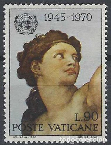 Sellos: CIUDAD DEL VATICANO 1970 - LA CREACI&Oacute;N, EVA, MIGUEL &Aacute;NGEL - MNH**