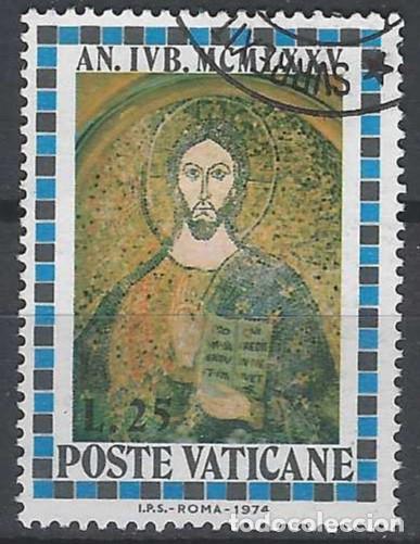 Sellos: CIUDAD DEL VATICANO 1974 - A&Ntilde;O JUBILAR ORDINARIO, JESUCRISTO - USADO