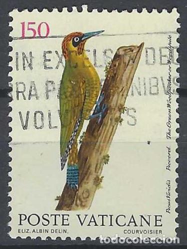 Sellos: CIUDAD DEL VATICANO 1989 - FAUNA, AVES, P&Aacute;JAROS, P&Aacute;JARO CARPINTERO - USADO
