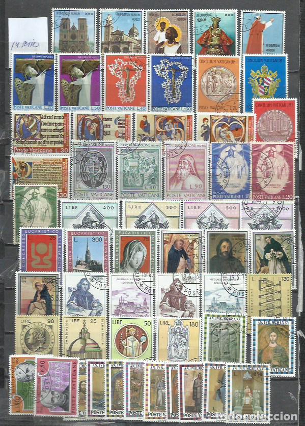 Sellos: R135C-14 SERIES COMPLETAS VATICANO ESTADO IGLESIA RELIGION USADO LUJO