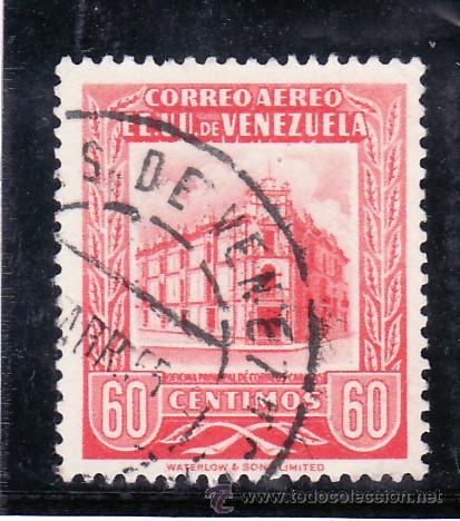 Sellos: venezuela a  442A usada, edificio de correos en caracas - Foto 1