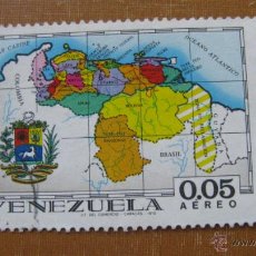 Francobolli: VENEZUELA 1970, MAPA DE VENEZUELA, CORREO AEREO, YVERT 993
