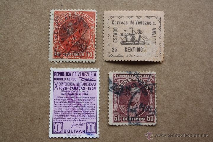 Sellos: VENEZUELA 4 SELLOS - Foto 1