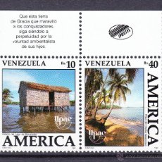 Sellos: VENEZUELA 1510/11** - AÑO 1990 - AMERICA - UPAEP. Lote 53674702