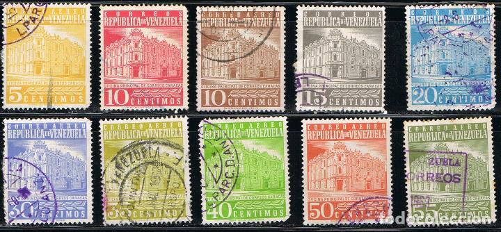 Sellos: VENEZUELA - LOTE DE 10 SELLOS - EDIFICIOS (USADO) LOTE 40 - Foto 1