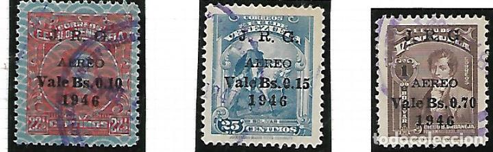 Sellos: YVERT A&Eacute;REO 218/20, - Foto 1