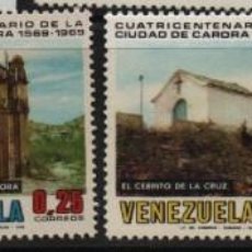 Sellos: VENEZUELA: 1969; CUATRICENTENARIO DE CIUDAD DE CARORA 4 ESTAMPILLAS